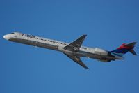 N906DA @ KEWR - Delta MD90 taking off - by FerryPNL