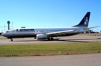 SE-DZL @ ESSA - Boeing 737-804 [30465] (Britannia Airways AB) Stockholm-Arlanda~SE 02/06/2002 - by Ray Barber