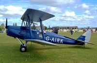 G-AIRK @ EGTC - De Havilland DH.82A Tiger Moth [82336] Cranfield~G 23/06/2002 - by Ray Barber