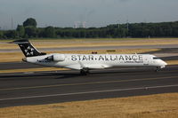 D-ACPQ @ EDDL - Lufthansa CL700 in Star Alliance colours - by FerryPNL