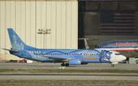 N706AS @ KLAX - Taxiing to gate - by Todd Royer