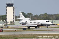 N150BC @ KSRQ - Dassault Falcon 7X (N150BC) arrives at Sarasota-Bradenton International Airport - by Donten Photography