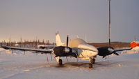 C-GZFW @ CYEV - December 2012 at Inuvik (CYEV), NWT, Canada - by G. Moravec