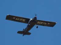 VH-XKA @ YBSS - Auster VH-XKA (XK406) overflying Bacchus Marsh