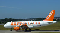G-EZIV @ EGPH - Easyjet A319 Taxiing to Runway 06 - by Mike stanners