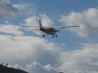 N736LZ @ SZP - 1977 Cessna R172K HAWK XP, Continental IO-360-K 195 Hp, takeoff climb Rwy 22 in gusty crosswind - by Doug Robertson
