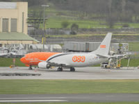 OO-TNQ @ EGPH - TNT B737-400 On the freight ramp at EDI,first pic in the database - by Mike stanners