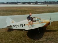 N32484 @ KEVB - I flew N32484 in the mid-1970's with its owner(Hubert Ross) who I was told bought the airplane after the war when NEVB was turned over to the city. This photo is of me, Albert Dyer, after one of those flights. - by Hubert Ross/Albert Dyer