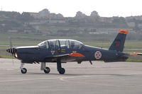 11406 @ LPST - An Epsilon trainer of the Portuguese Air Force taxying at Sintra air force base. - by Henk van Capelle