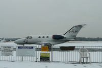 G-FBLK @ EGLK - G-FLBK Taxying to Maintenance area during airport snow closure - by OldOlympic