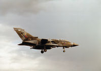 ZA601 @ EGQS - Tornado GR.1, callsign Abbot 1, of 15[Reserve] Squadron on final approach to Runway 23 at RAF Lossiemouth in th Summer of 1997. - by Peter Nicholson