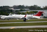 N401LJ @ KSRQ - Learjet 45 (N401LJ) arrives at Sarasota-Bradenton International Airport - by Donten Photography