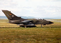 44 19 @ EGQS - German Air Force Tornado IDS, callsign November Oscar 80 Alpha, of JBG-31 taxying to Runway 23 at RAF Lossiemouth in the Summer of 1997. - by Peter Nicholson