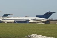 VP-CMO @ EGHL - 1980 Boeing 727-212RE, c/n: 21948 at Lasham - by Terry Fletcher