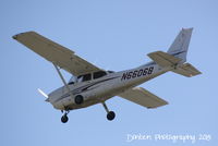N66068 @ KVNC - Cessna Skyhawk (N66068) flies over Brohard Beach on approach to Runway 5 at Venice Municipal Airport - by Donten Photography