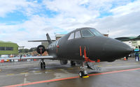 053 @ EGQL - 717sqn Falcon20 in the static display at Leuchars airshow 2011 - by Mike stanners