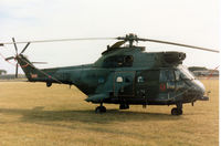 XW231 @ EGQL - Puma HC.1 of 240 Operational Conversion Unit on display at the 1990 RAF Leuchars Airshow. - by Peter Nicholson