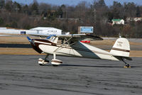 N76742 @ KDAN - 1946 Cessna 120 in Danville Va. - by Richard T Davis