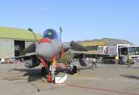 322 @ EGQL - an EC1/7 Rafale B in the static display at Leuchars airshow '12 carrying 2x 343gal wing tanks - by Mike stanners