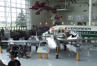 N174LA - De Havilland D.H.100 Vampire FB52 at the Evergreen Aviation & Space Museum, McMinnville OR - by Ingo Warnecke
