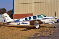 ZS-NUD @ FALA - Beech B36TC Bonanza [EA-588] Lanseria~ZS 05/10/2003 - by Ray Barber