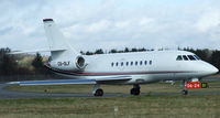 CS-DLF @ EGPH - Netjets Falcon 2000EX Arrives at EDI - by Mike stanners