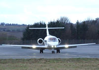 CS-DUG @ EGPH - Netjets Hawker 750 on taxiway bravo 1 - by Mike stanners