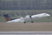 D-ADHT @ LOWW - Augsburg Airways DHC-8 - by Andreas Ranner