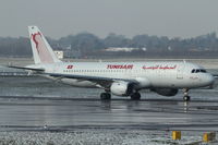 TS-IME @ EDDL - Tunisair, Airbus A320-211, CN: 123, Aircraft Name: Tabarka - by Air-Micha