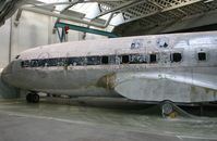 G-ALDG @ EGSU - Sole surviving example of the type, having its paint stripped. - by Howard J Curtis