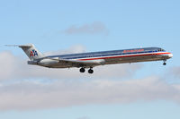 N568AA @ DFW - American Airlines landing at DFW Airport - by Zane Adams
