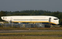 EI-CKQ @ EGHH - Former Ryanair machine, now just a fuselage. - by Howard J Curtis