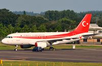 TC-ANA @ EGLF - Turkish A319CJ parked at FAB during Olympic opening - by FerryPNL