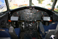 G-AZMF @ EGHH - View inside the cockpit. At this time the aircraft was in the care of the Bournemouth Aviation Museum. - by Howard J Curtis
