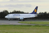 D-ABIC @ EGPH - Lufthansa B737 arrives at EDI From FRA - by Mike stanners