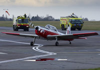 G-BXDG @ EGSH - Arriving at EGSH after performing an emergency landing. - by Matt Varley