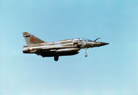 362 @ EGQS - Mirage 2000N, callsign French Air Force 7231 Bravo, on finals for Runway 05 at RAF Lossiemouth in May 1997. - by Peter Nicholson