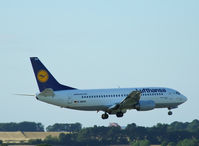 D-ABXW @ EGPH - Lufthansa 1KE Landing Runway 06 from FRA - by Mike stanners