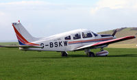 G-BSKW @ EGHA - Privately owned - by Howard J Curtis
