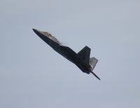 03-4042 - F/A-22A Raptor demo at Cocoa Beach Airshow - by Florida Metal