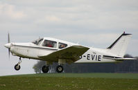 G-EVIE @ EGHA - Privately owned. - by Howard J Curtis