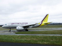 D-AGWG @ EGPH - Germanwings A319 Taxiing to runway 06 for departure back to CGN - by Mike stanners