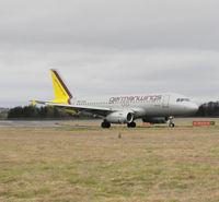 D-AGWG @ EGPH - Germanwings A319 On taxiway bravo 1 - by Mike stanners