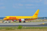 D-ALEF @ EDDF - DHL B752 being towed to cargo terminal - by FerryPNL