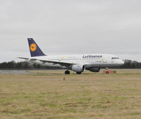D-AILU @ EGPH - Lufthansa A319 Arrives at EDI From FRA - by Mike stanners