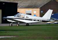 G-ATVK @ EGTF - Cherokee 140 at Fairoaks. - by moxy