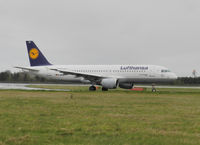 D-AIQE @ EGPH - Lufthansa 1YF Arrives at a very wet EDI From FRA - by Mike stanners
