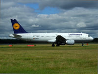 D-AIQM @ EGPH - Lufthansa A320 Arrives from Frankfurt - by Mike stanners