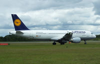 D-AIZI @ EGPH - Lufthansa A320 Arrives from Frankfurt - by Mike stanners