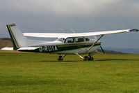 G-RUIA @ EGHA - Privately owned, at the New Year's Day Fly-In. - by Howard J Curtis